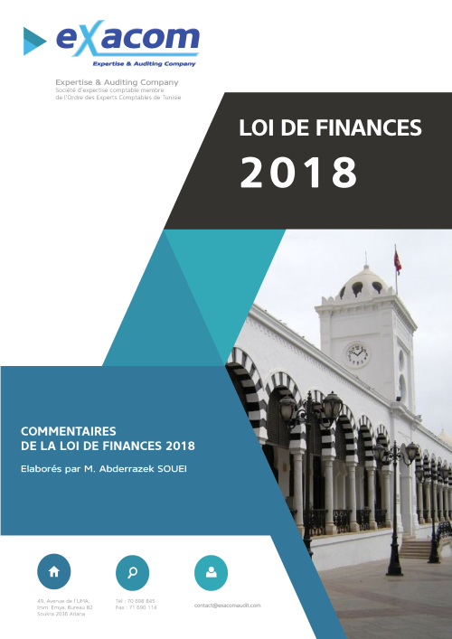 Commentaires loi de finances tunisie 2018