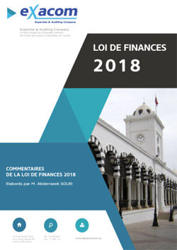 Commentaires de la loi de finances 2018
