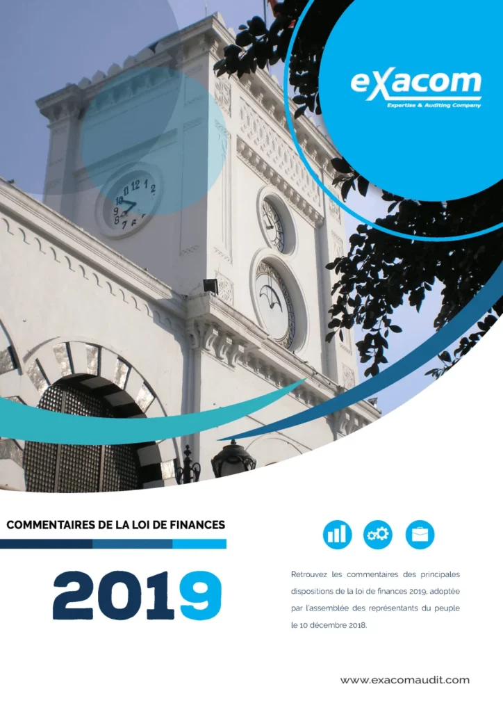 Commentaires de la loi de finances 2019 en Tunisie